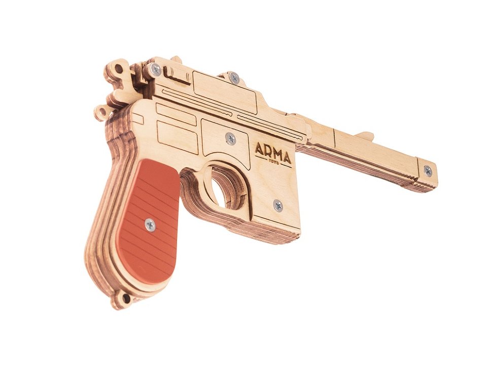 Пистолет Революции «Маузер» К-96, игрушка-резинкострел