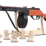 Набор «Балтийский морпех - 2»: автомат ППШ (черный) и пистолет «Люгер» (белый)
