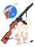 Набор «Балтийский морпех - 2»: автомат ППШ (черный) и пистолет «Люгер» (белый)