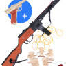 Набор «Балтийский морпех - 2»: автомат ППШ (черный) и пистолет «Люгер» (белый)