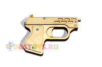 Деревянный пистолет-резинкострел “Дерринджер-КВ”