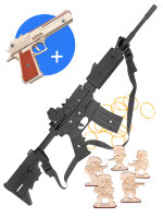 Набор «Герой боевиков − 2» (штурмовая винтовка М4 с коллиматором, пистолет Дигл)
