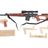 Подарочный набор «Афганский снайпер - 2» (винтовка СВД и пистолет АПС)