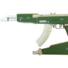 Многозарядный резинкострел, автоматическая стрельба, 70 см, съемный приклад, зеленый