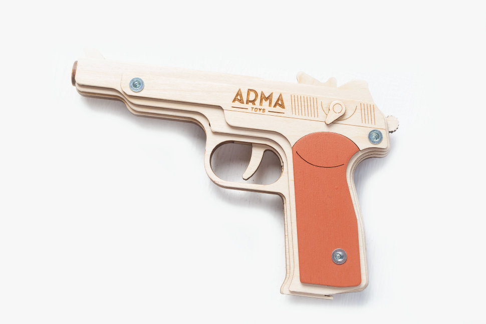 Многозарядный резинкострел ARMA  АПС (Пистолет Стечкина)