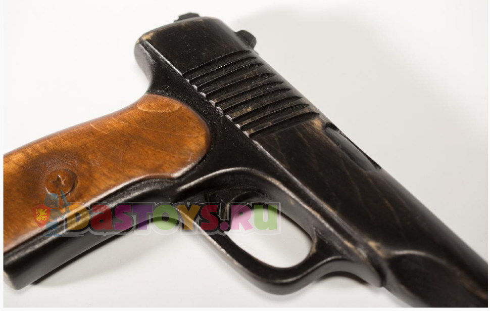 Деревянный пистолет ПМ, алтайский кедр