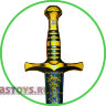 Игрушечный рыцарский меч с тремя львами