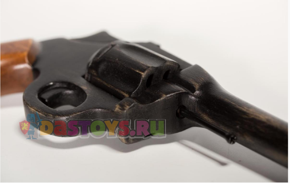 Деревянный револьвер КОЛЬТ-45, алтайский кедр