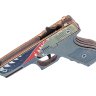 Пистолет «Глок» из игры CS:GO в скине «Ястреб» (деревянный резинкострел)