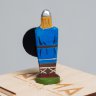 Набор из 5 фигурок викингов, ручная работа, в коробке