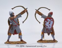 Оловянный солдатик Норманнский лучник, XI в