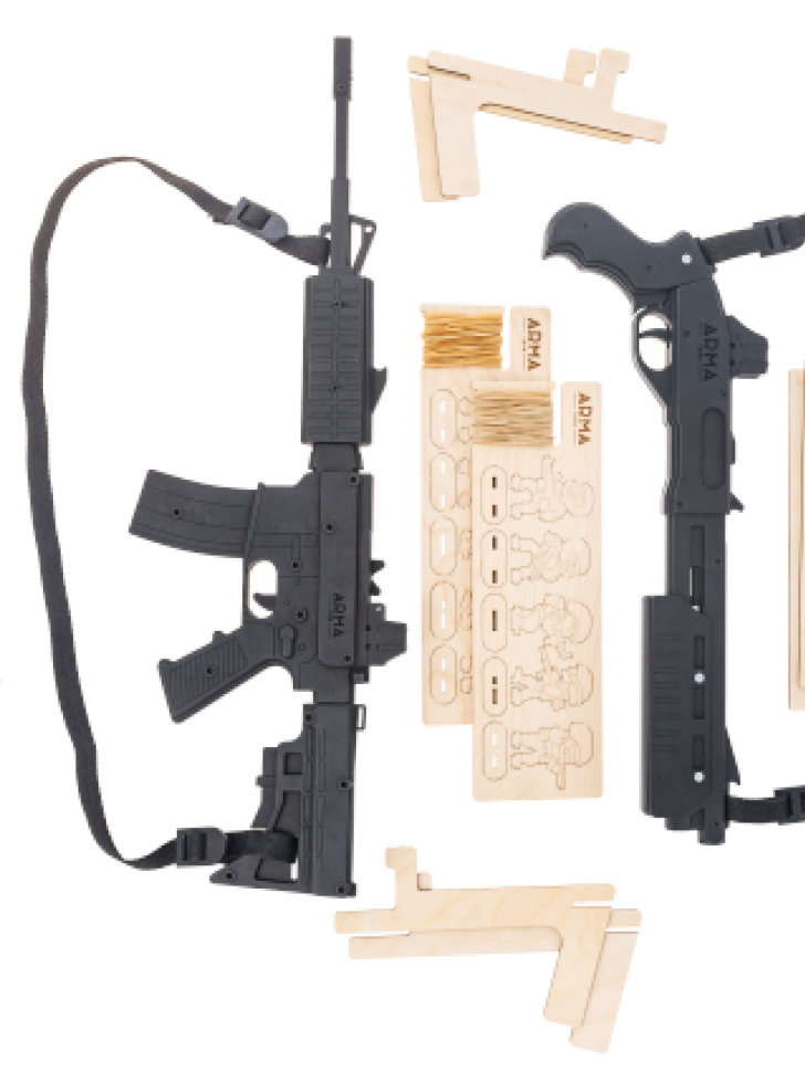 «Арест наркобарона - 3»: дробовик укороченный и штурмовая винтовка М4, набор